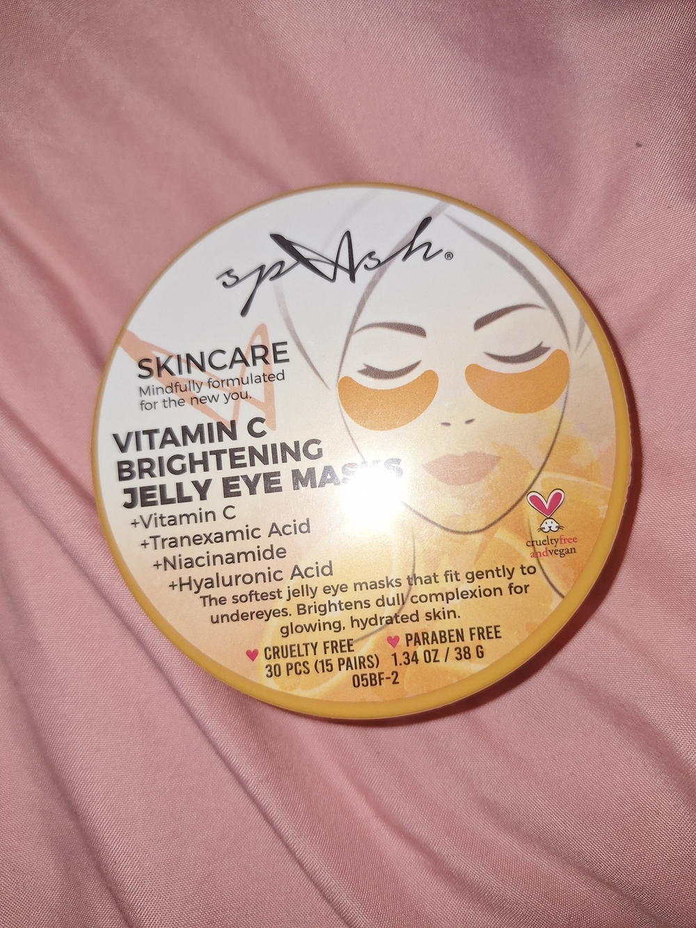 0Splash Vitamin C Brightening Jelly Eye Masks